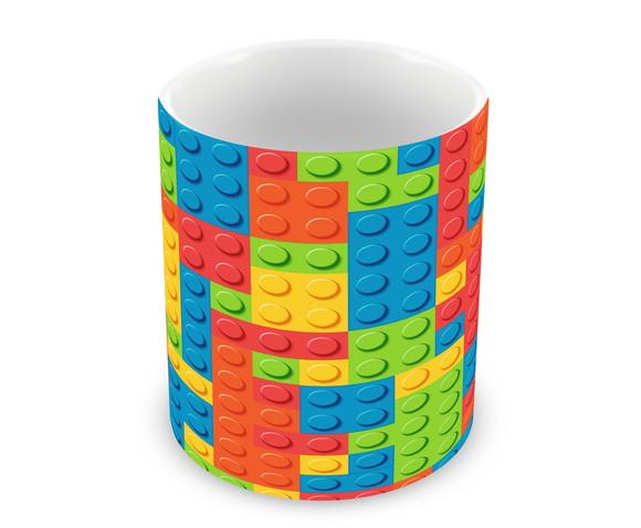 Caneca Polímero Lego Personalizada