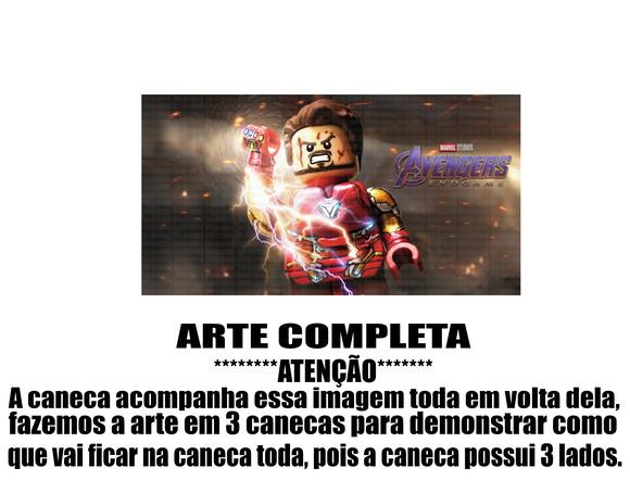 Caneca Polímero Lego Vingadores Personalizada