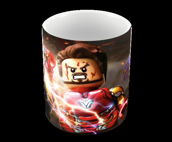 Caneca Polímero Lego Vingadores Personalizada