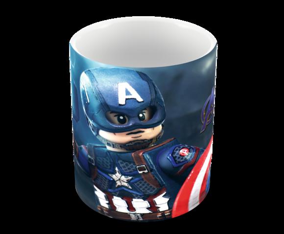 Caneca Polímero Lego Vingadores Personalizada