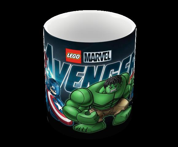 Caneca Polímero Lego Vingadores Personalizada