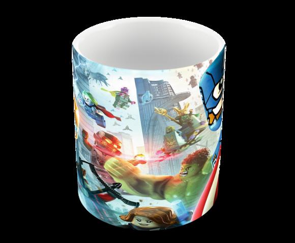Caneca Polímero Lego Vingadores Personalizada