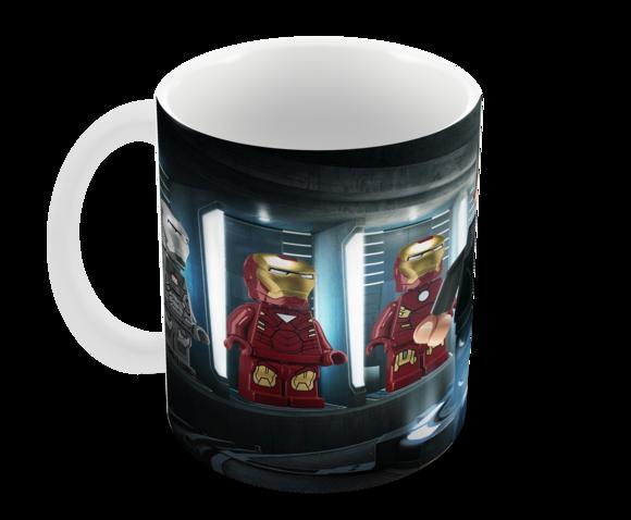 Caneca Polímero Lego Vingadores Personalizada