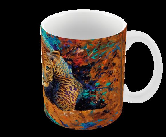 Caneca Polímero Leopardo Personalizada