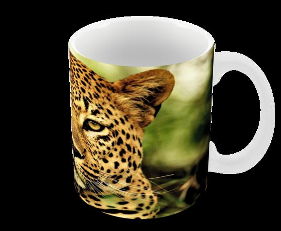 Caneca Polímero Leopardo Personalizada