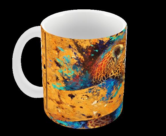 Caneca Polímero Leopardo Personalizada
