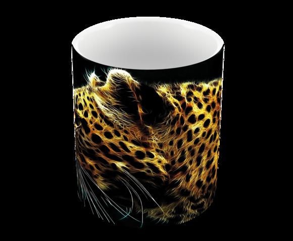 Caneca Polímero Leopardo Personalizada