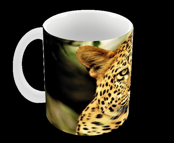 Caneca Polímero Leopardo Personalizada