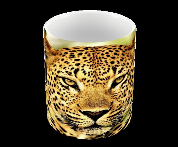 Caneca Polímero Leopardo Personalizada