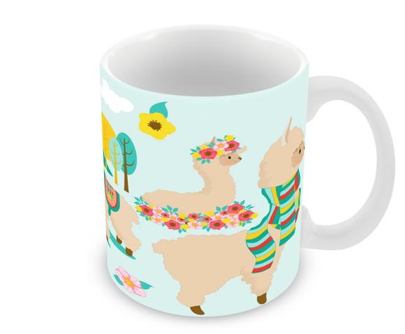 Caneca Polímero Lhama Personalizada