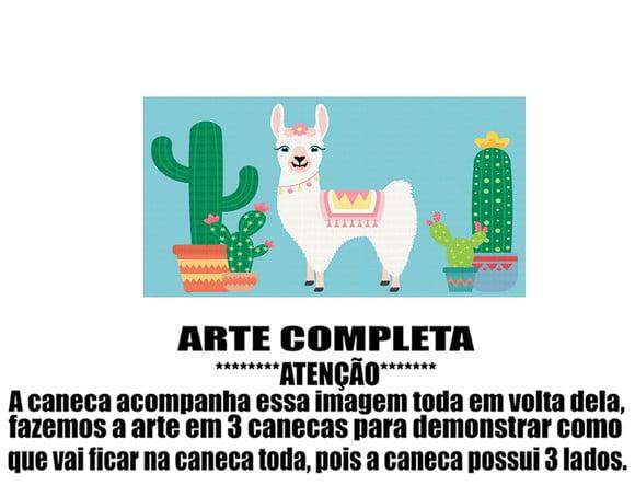 Caneca Polímero Lhama Personalizada