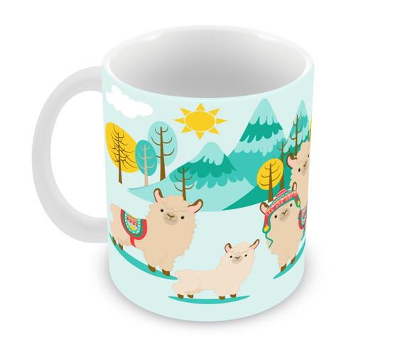 Caneca Polímero Lhama Personalizada
