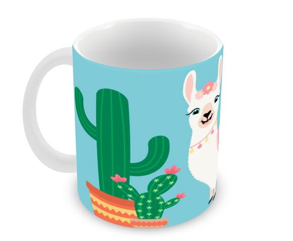 Caneca Polímero Lhama Personalizada