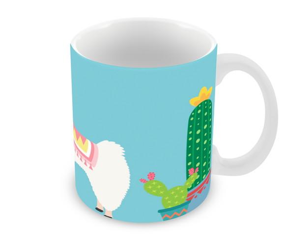 Caneca Polímero Lhama Personalizada