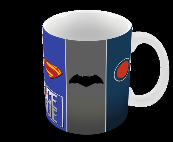 Caneca Polímero Liga da Justiça Personalizada