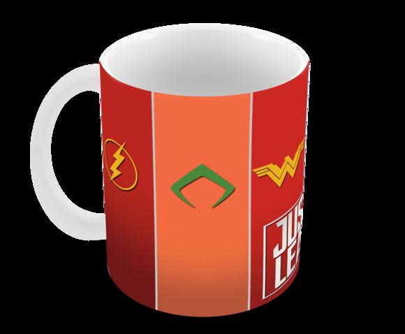 Caneca Polímero Liga da Justiça Personalizada