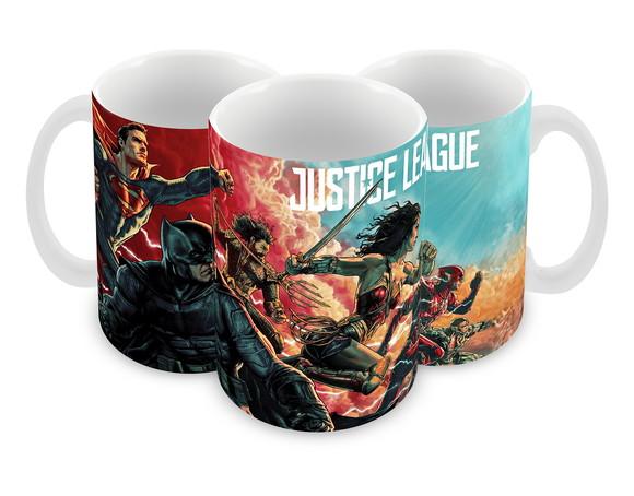 Caneca Polímero Liga da Justiça Personalizada