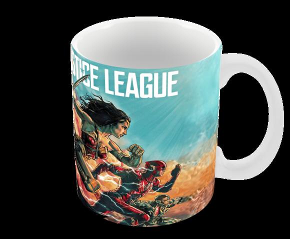 Caneca Polímero Liga da Justiça Personalizada