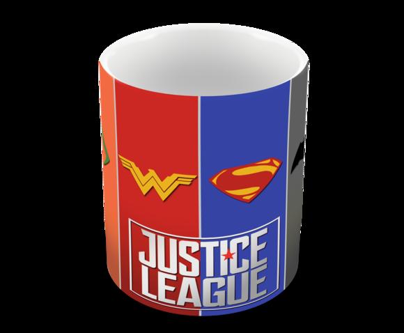 Caneca Polímero Liga da Justiça Personalizada