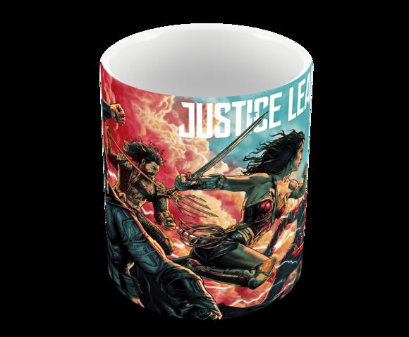 Caneca Polímero Liga da Justiça Personalizada