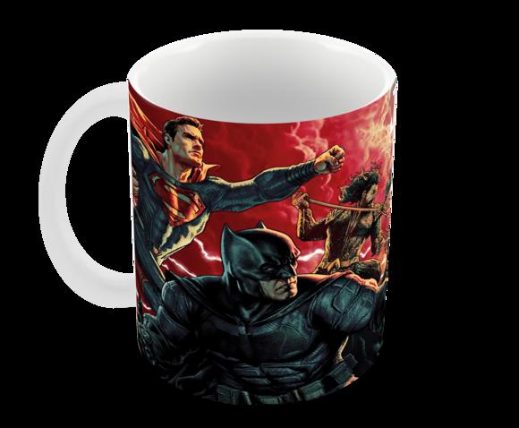 Caneca Polímero Liga da Justiça Personalizada