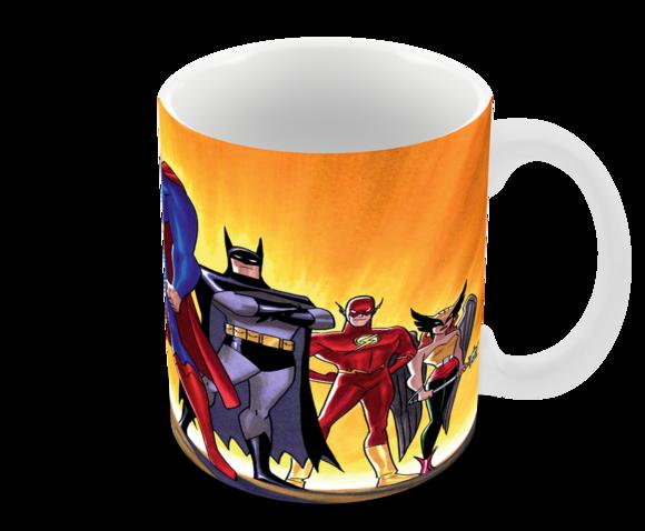 Caneca Polímero Liga da Justiça Personalizada