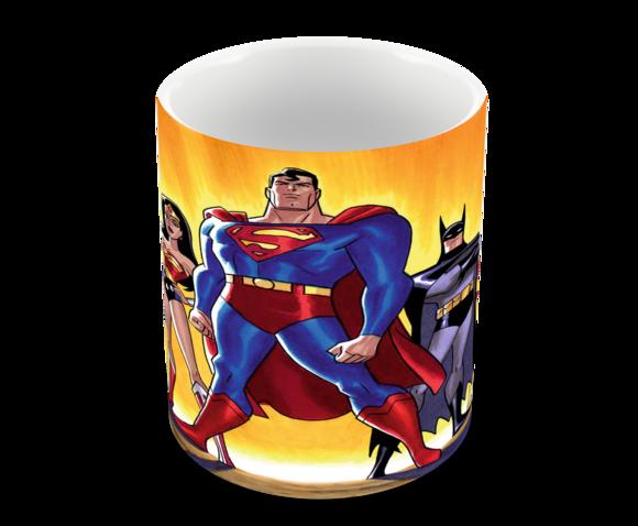 Caneca Polímero Liga da Justiça Personalizada