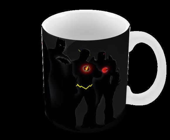 Caneca Polímero Liga da Justiça Personalizada