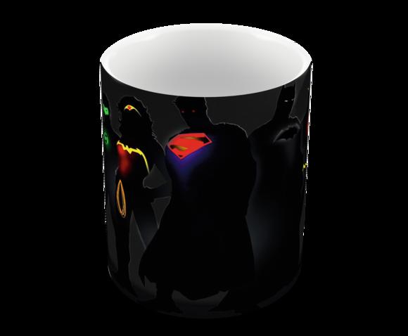 Caneca Polímero Liga da Justiça Personalizada