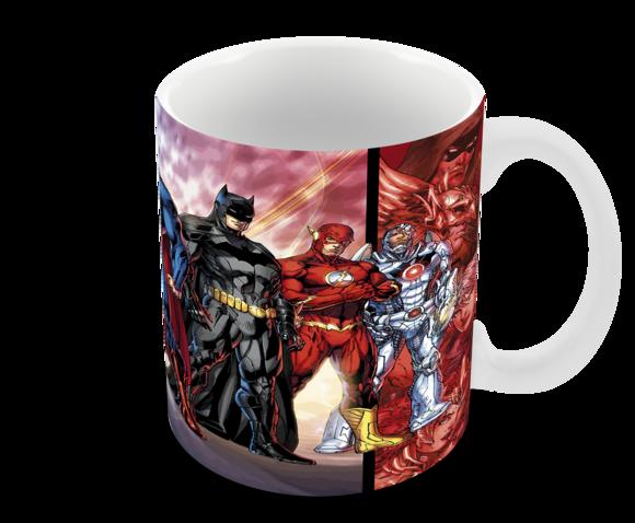 Caneca Polímero Liga da Justiça Personalizada