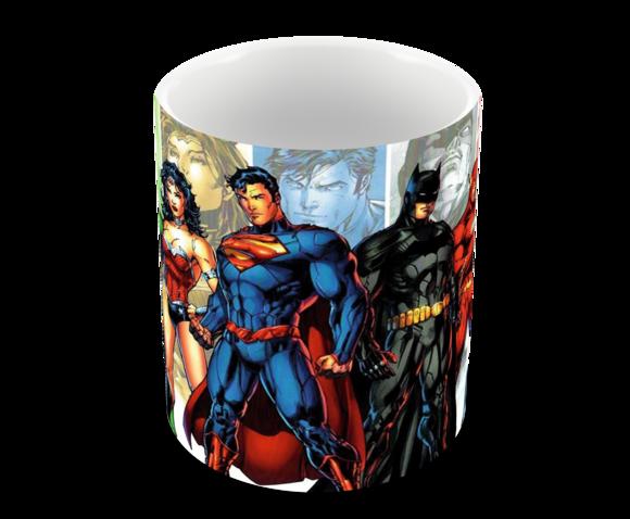 Caneca Polímero Liga da Justiça Personalizada