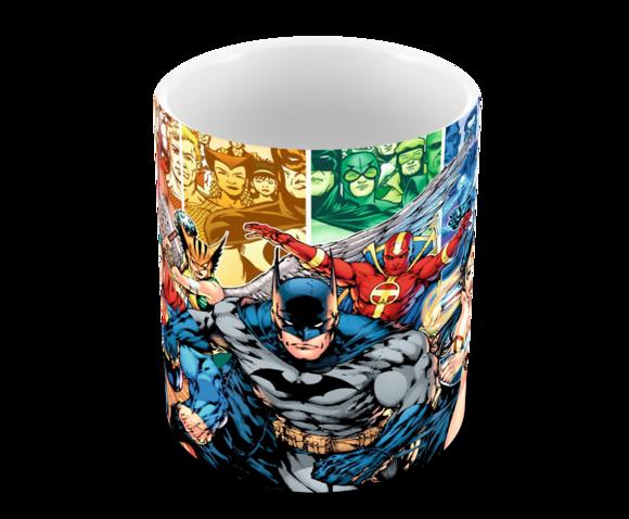 Caneca Polímero Liga da Justiça Personalizada