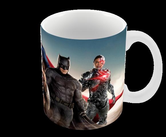 Caneca Polímero Liga da Justiça Personalizada