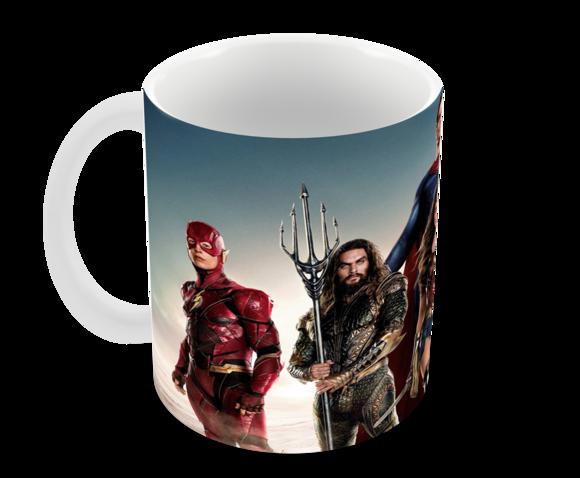 Caneca Polímero Liga da Justiça Personalizada