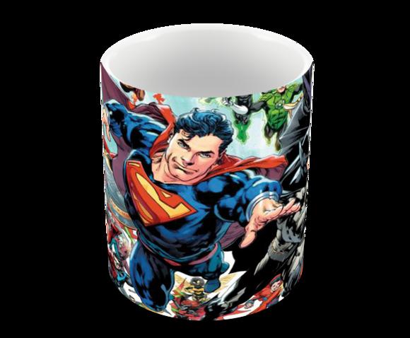 Caneca Polímero Liga da Justiça Personalizada