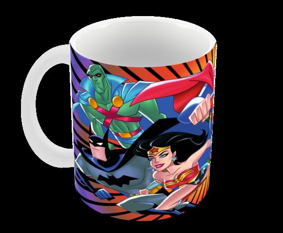 Caneca Polímero Liga da Justiça Personalizada