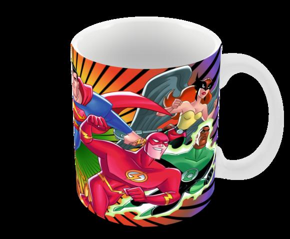 Caneca Polímero Liga da Justiça Personalizada