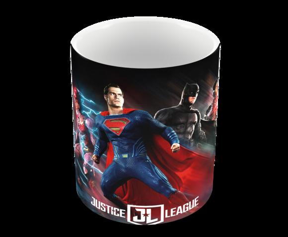 Caneca Polímero Liga da Justiça Personalizada
