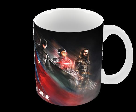 Caneca Polímero Liga da Justiça Personalizada
