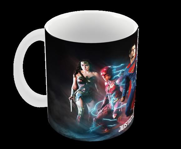 Caneca Polímero Liga da Justiça Personalizada