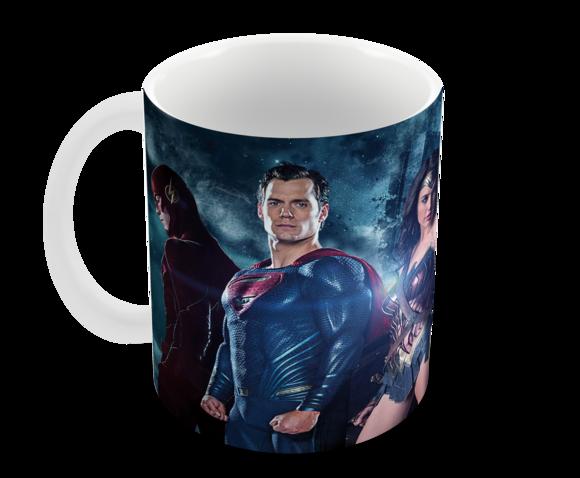 Caneca Polímero Liga da Justiça Personalizada