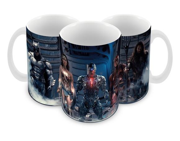 Caneca Polímero Liga da Justiça Personalizada