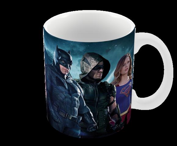 Caneca Polímero Liga da Justiça Personalizada