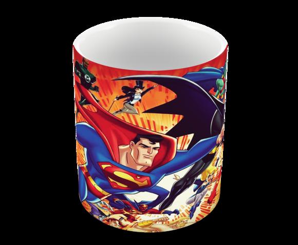 Caneca Polímero Liga da Justiça Personalizada