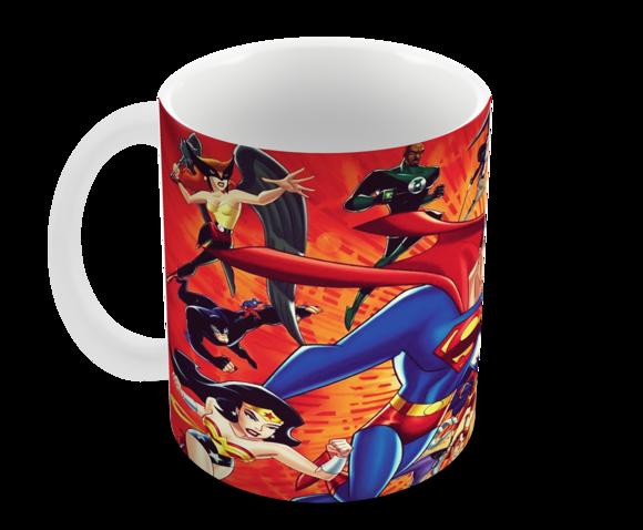 Caneca Polímero Liga da Justiça Personalizada