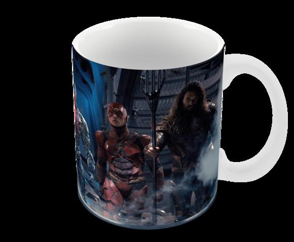Caneca Polímero Liga da Justiça Personalizada