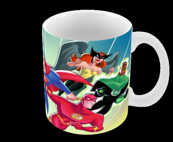Caneca Polímero Liga da Justiça Personalizada