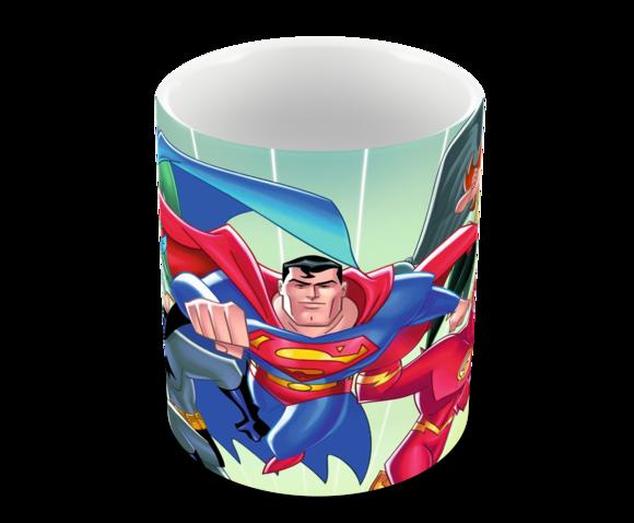 Caneca Polímero Liga da Justiça Personalizada