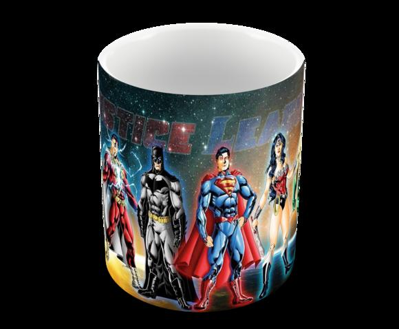 Caneca Polímero Liga da Justiça Personalizada