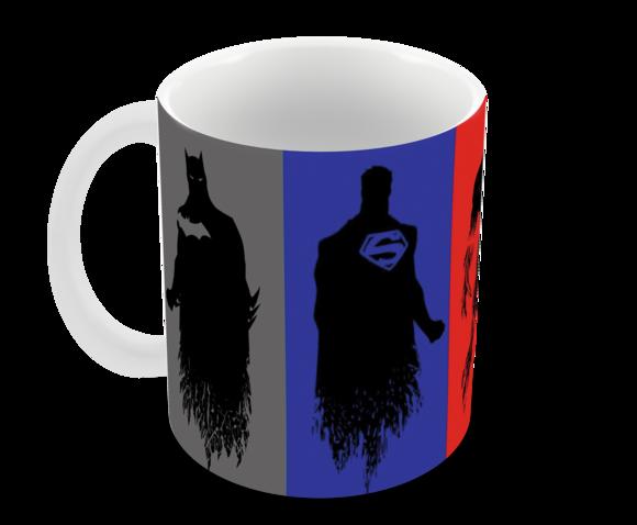 Caneca Polímero Liga da Justiça Personalizada